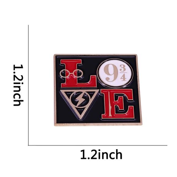 Harry Potter LOVE Platform 9.75 Enamel Pins 188 - Picture 2 of 6